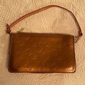 Louis Vuitton purse gold clutch